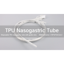 Disposable TPU nasogastric tube with guide wire